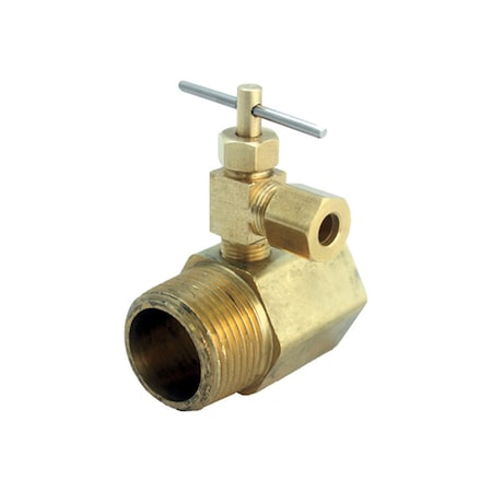 B & K JMF Company 1/2 in. 1/4 in. Brass Needle Valve 4508032